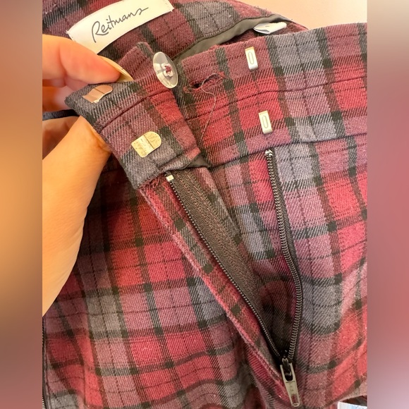 Plaid pants, size 9, good condition. Reitmans - Picture 7 of 8